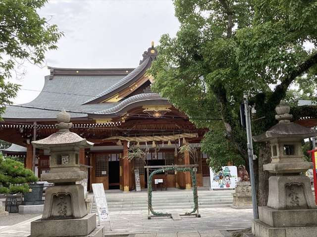 岸城神社 / 三々九度画像